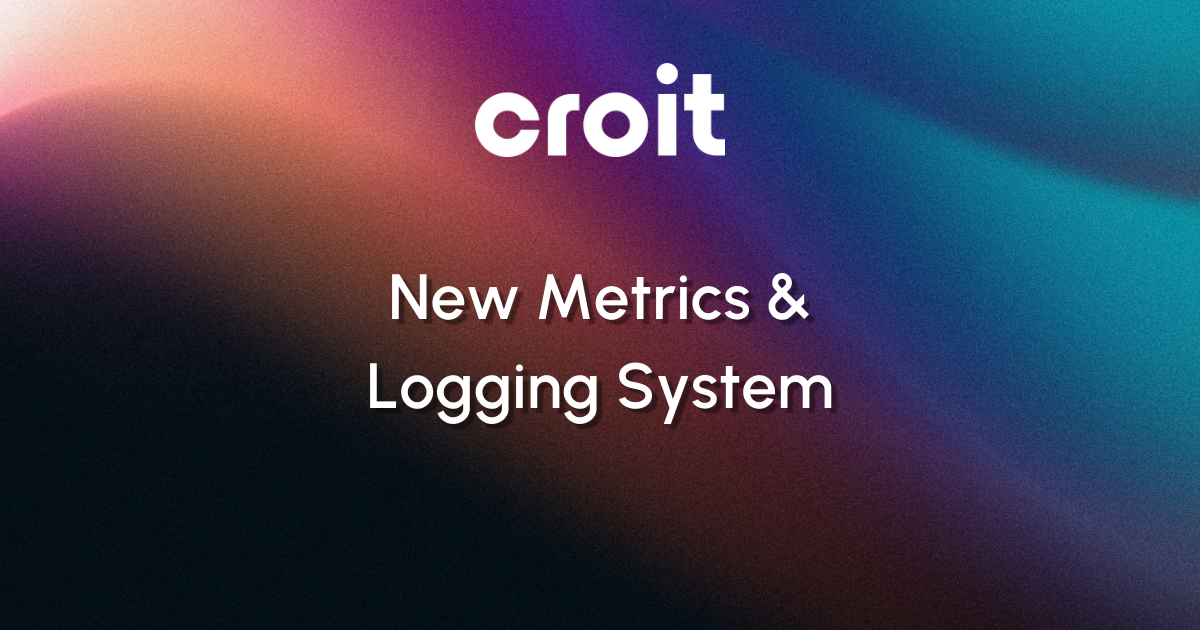 New Metrics and logging system