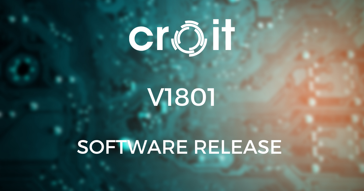 Software Release v1801