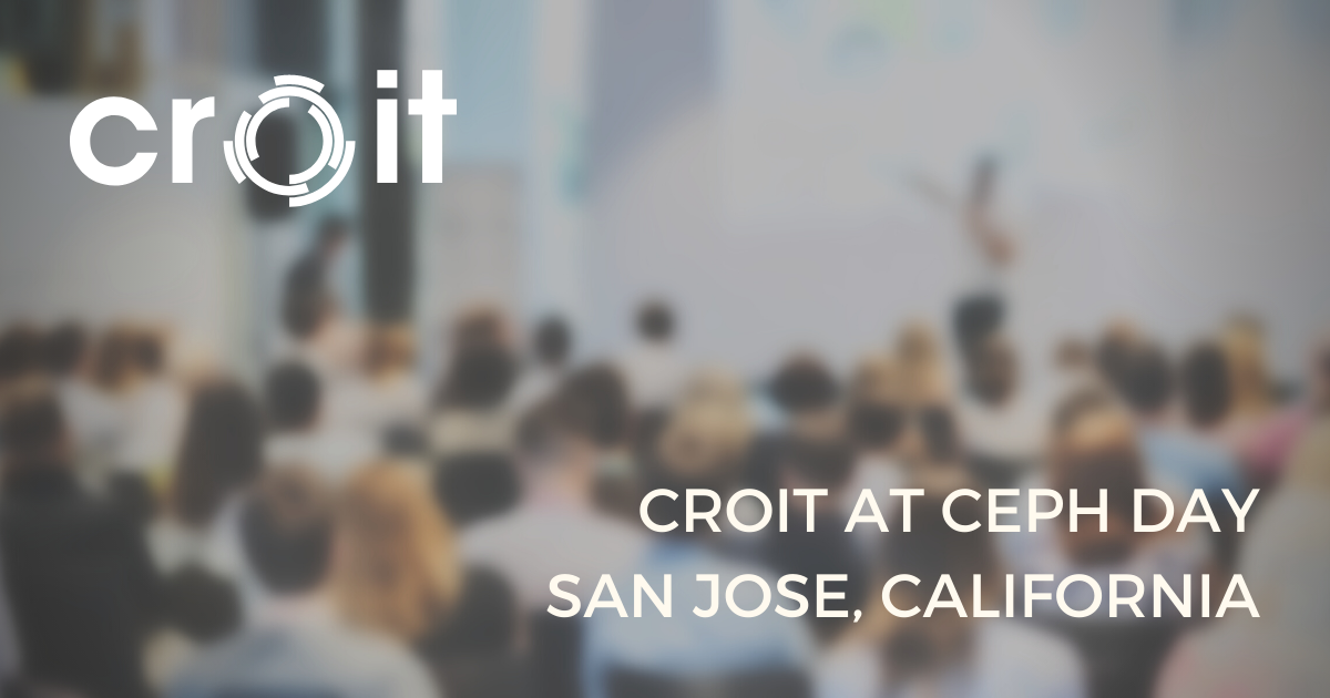 croit at Ceph Day - San Jose, California