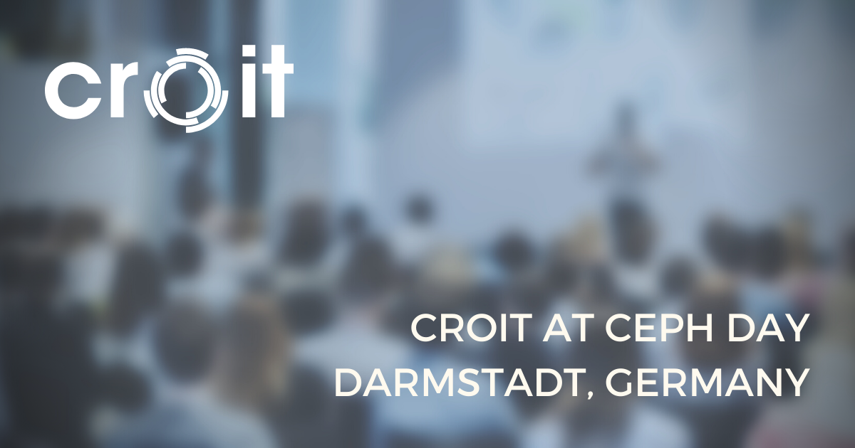 croit at Ceph Day Darmstadt, Germany