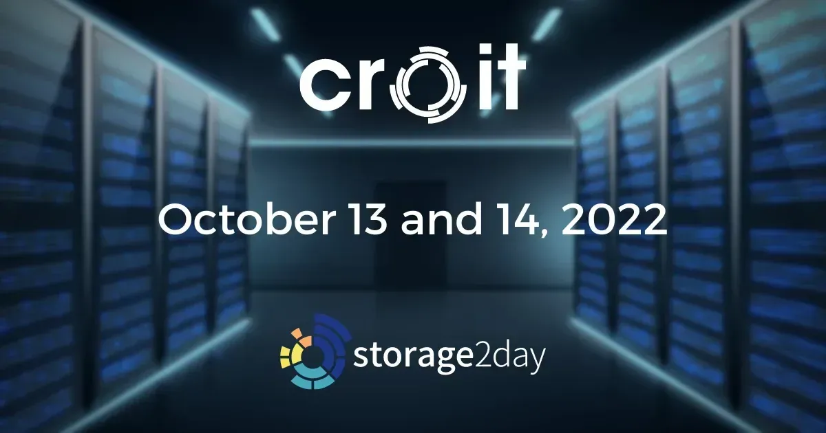 croit - Storage2Day Conference Summary