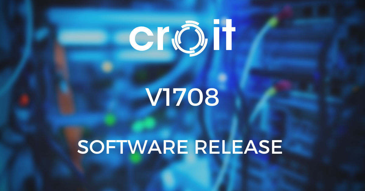 V1708 Software Release