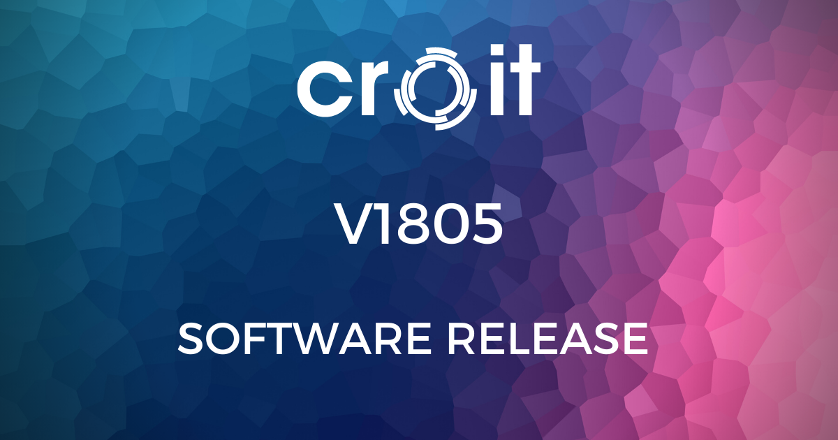 Software Release v1805