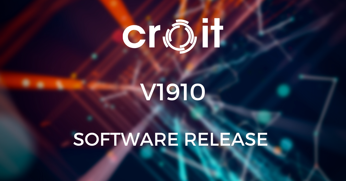 Software Release v1910