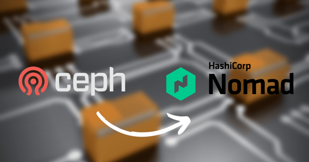 Use CEPH as persistent storage for NOMAD