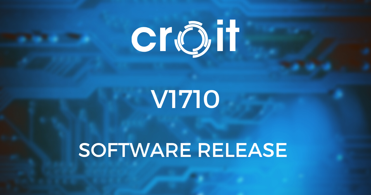 Software Release v1710