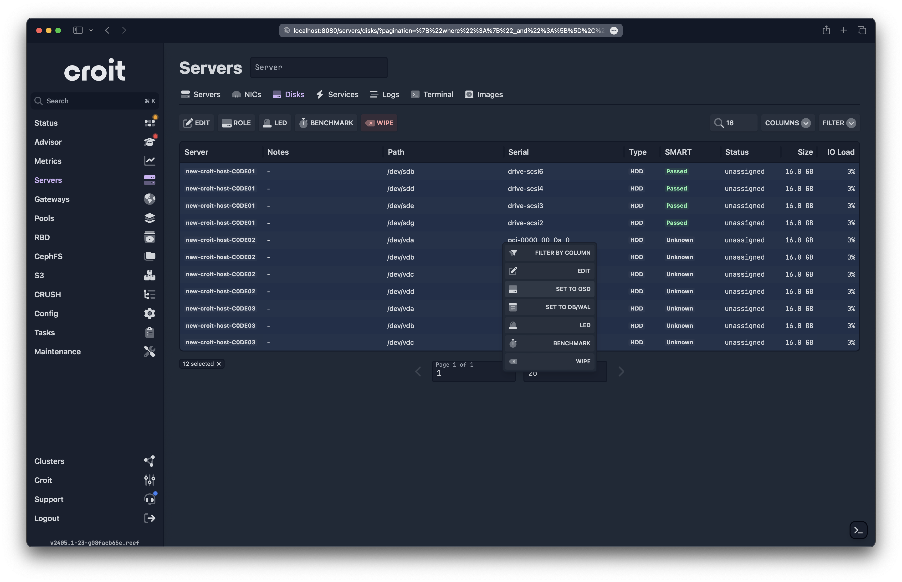 OSD Deployment