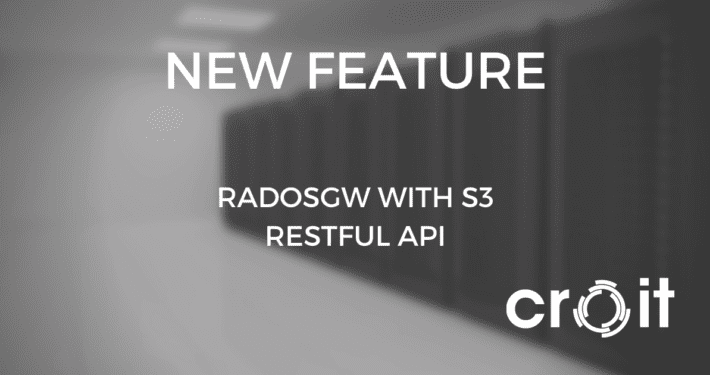 croit software Radosgw with S3 Restful API feature