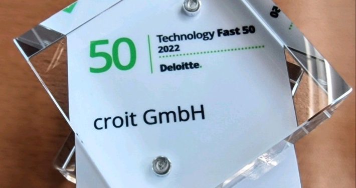 croit got awarded by Deloitte Fast50 Awards