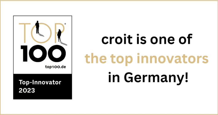 croit receives TOP100 innovator award