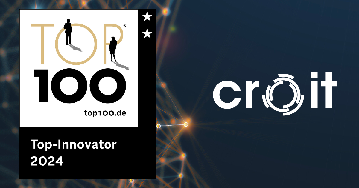 croit proudly displaying the Top 100 Innovator Award for 2024, highlighting the company's commitment to continuous innovation and leadership in the dynamic realm of storage solutions.